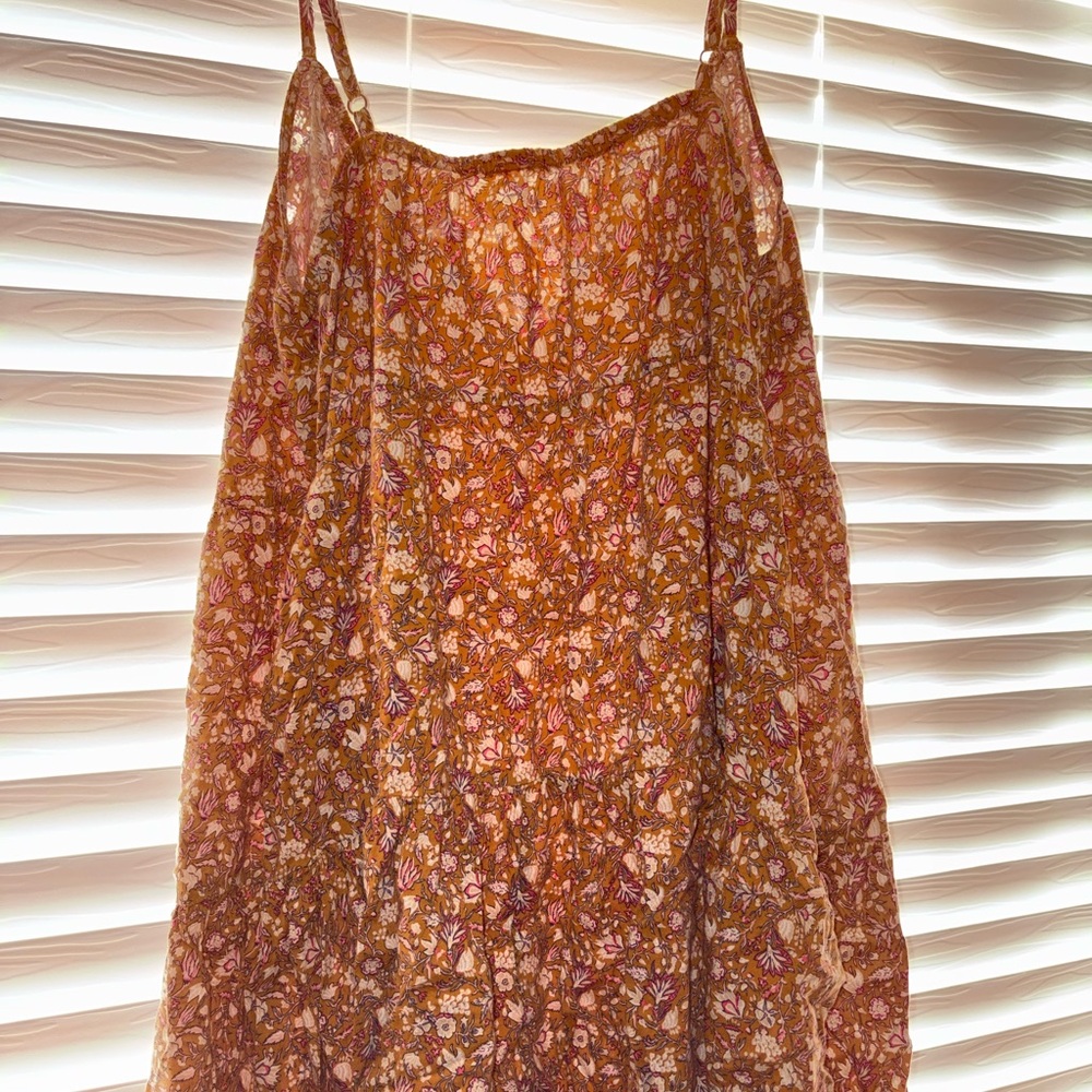 Floral Spaghetti Strap Dress